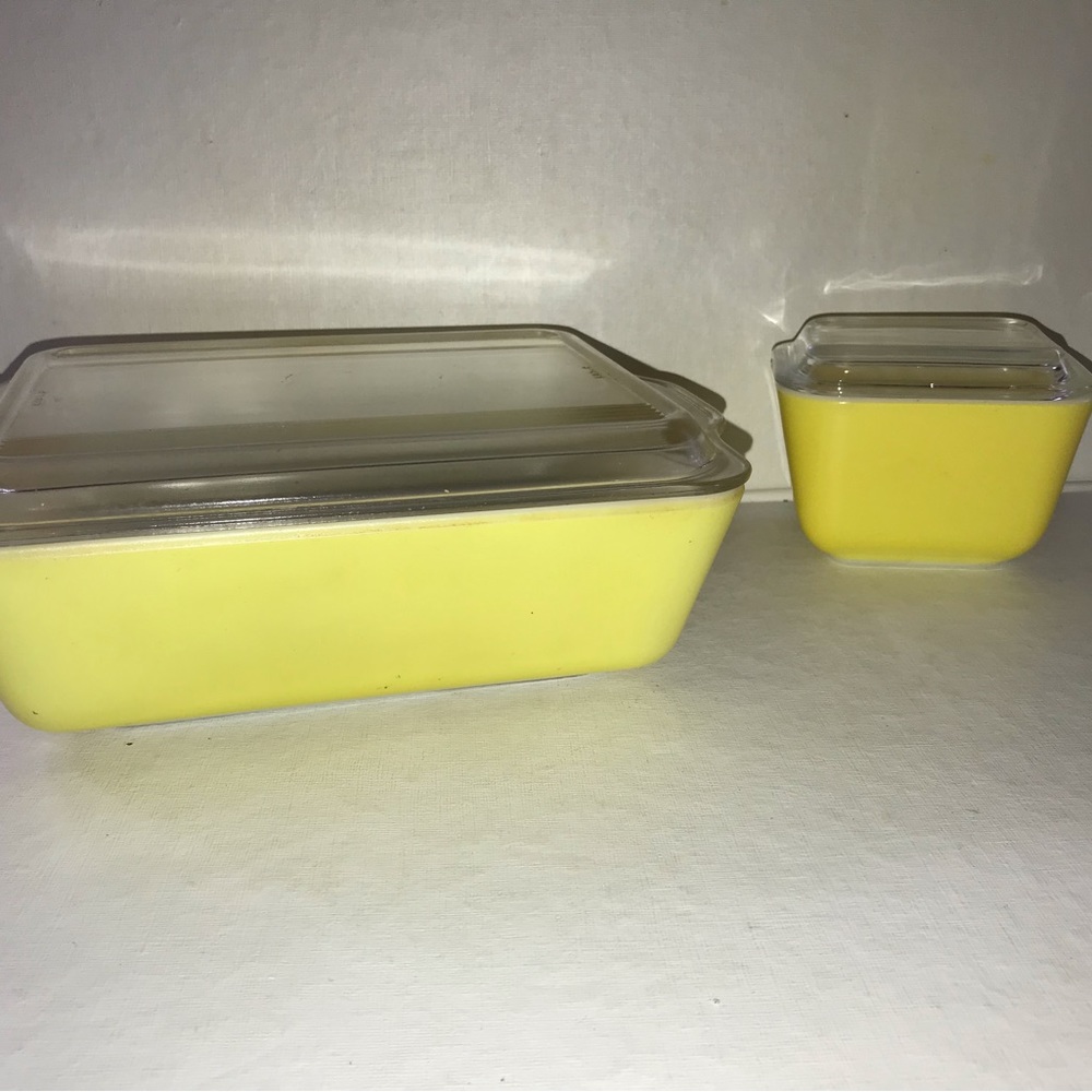 PYREX 501 w/ Lid & 503-B w/lid